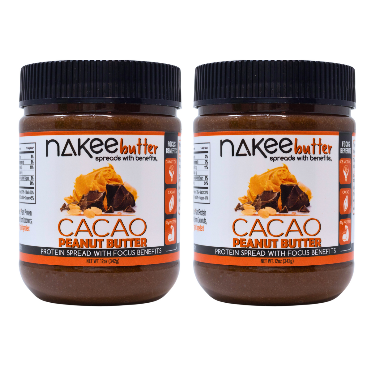Nakee Butter Jar Bundle: Focus Jars x 2