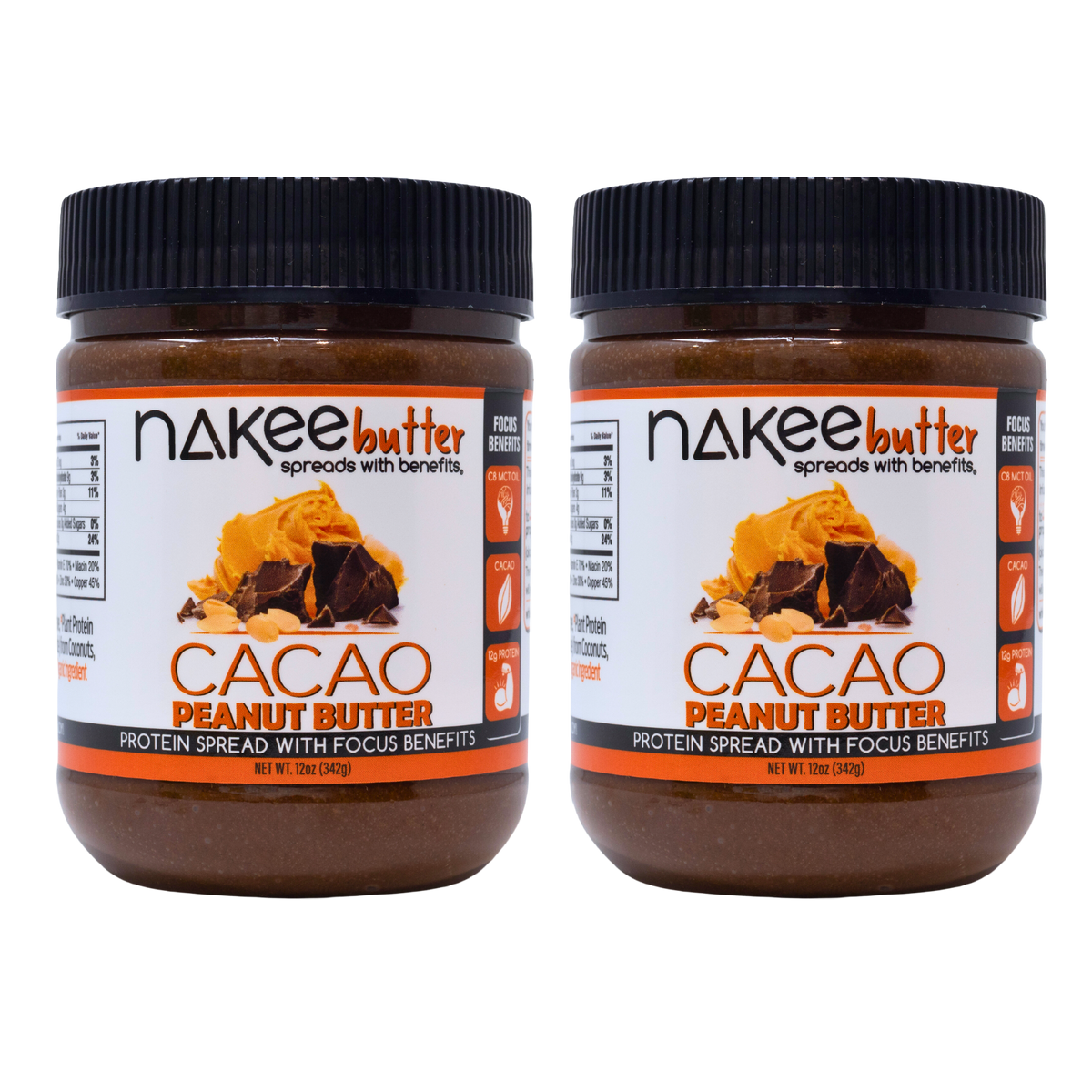 Nakee Butter Jar Bundle: Focus Jars x 2