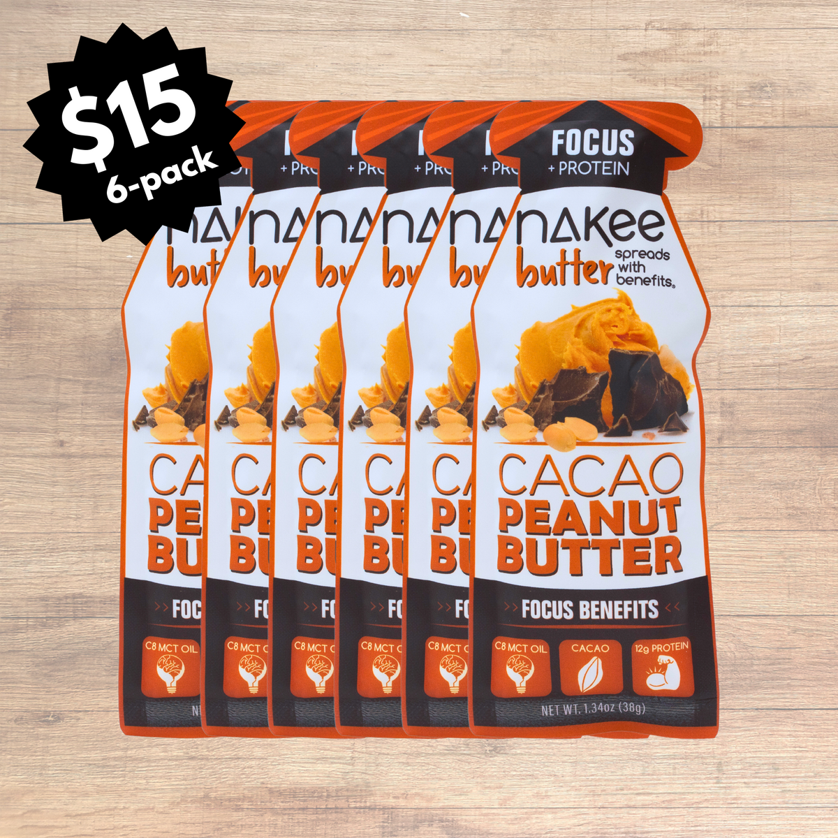 6-pack for only $15!