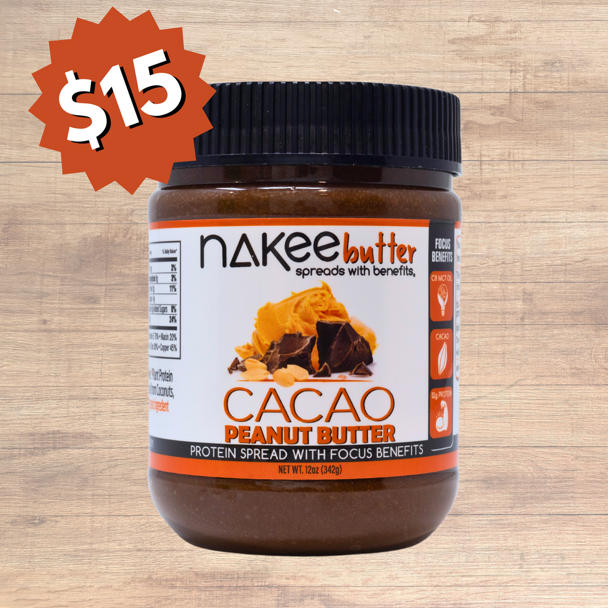 $15 Nakee Butter Focus Jar